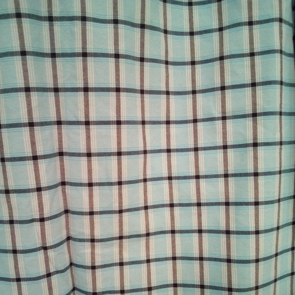 Daniel Cremieux Classics Men's 4XT Blue White Plaid Short Sleeve Button Up - Picture 5 of 7